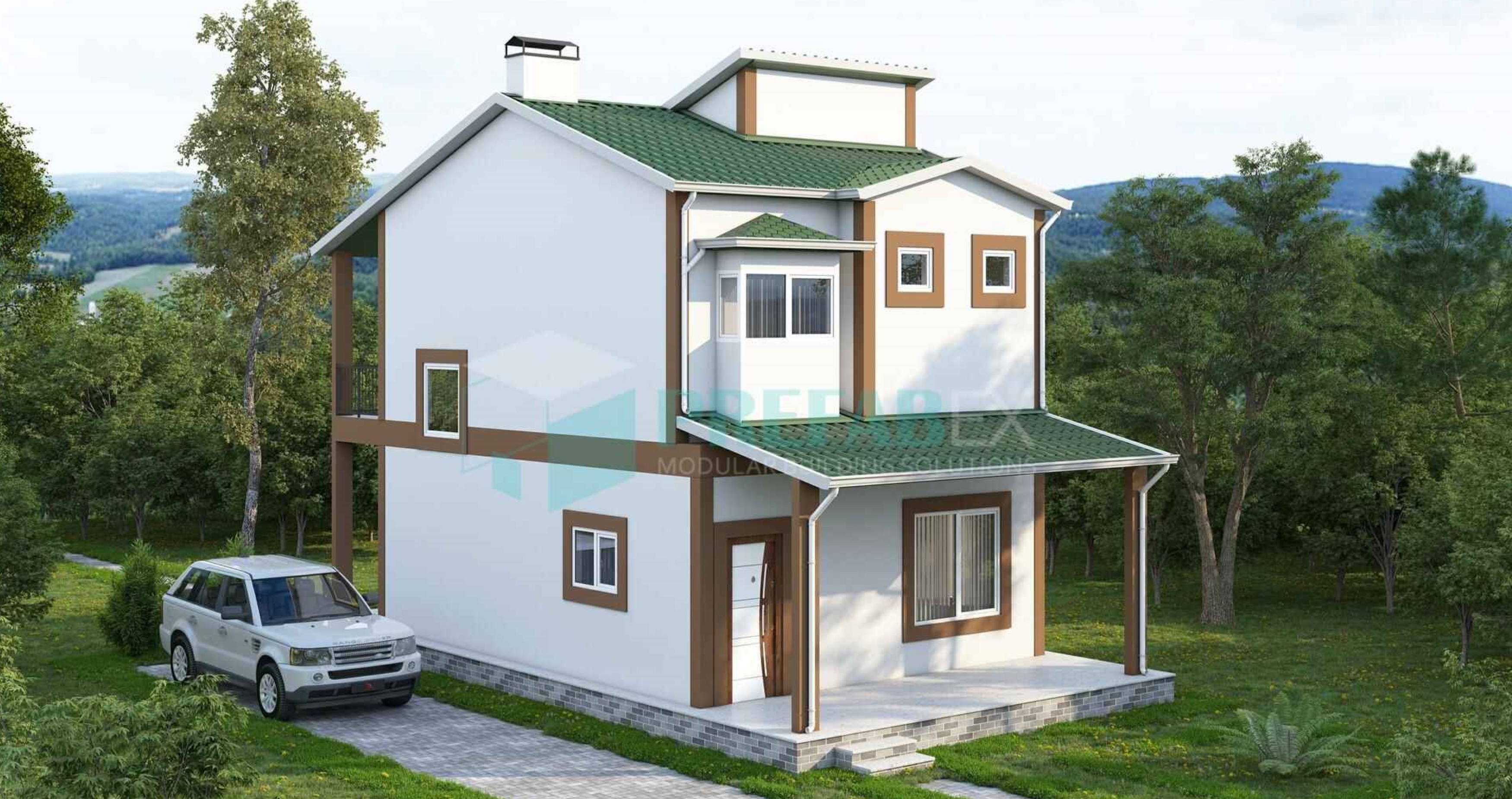 Steel kit house -130m²